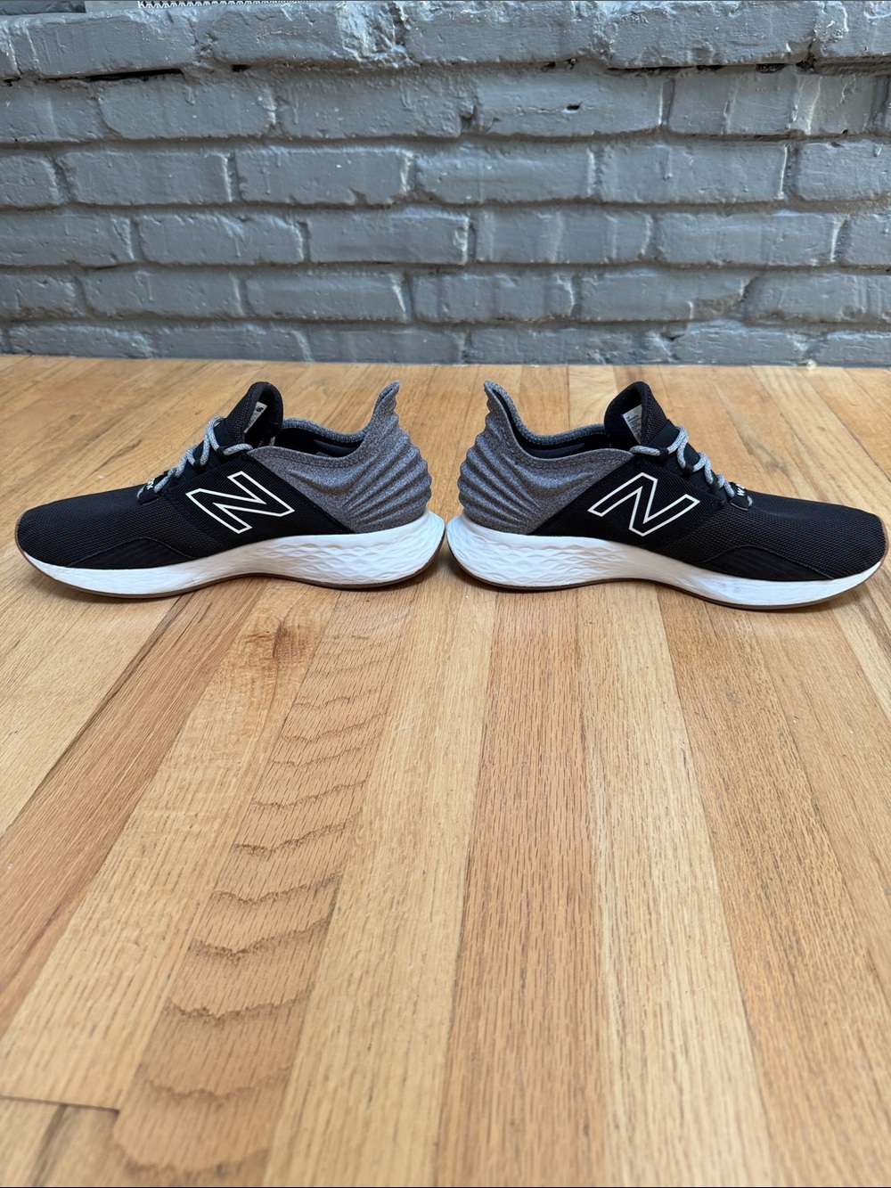 New Balance Black and Gray Athletic Sneakers - Fresh Foam ROAV - Picture 5 of 11